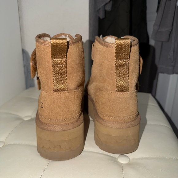 UGG Women's chestnut Suede Platform Boots - Picture 5 of 10